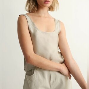 Almina Concept Cupro Cropped Tank